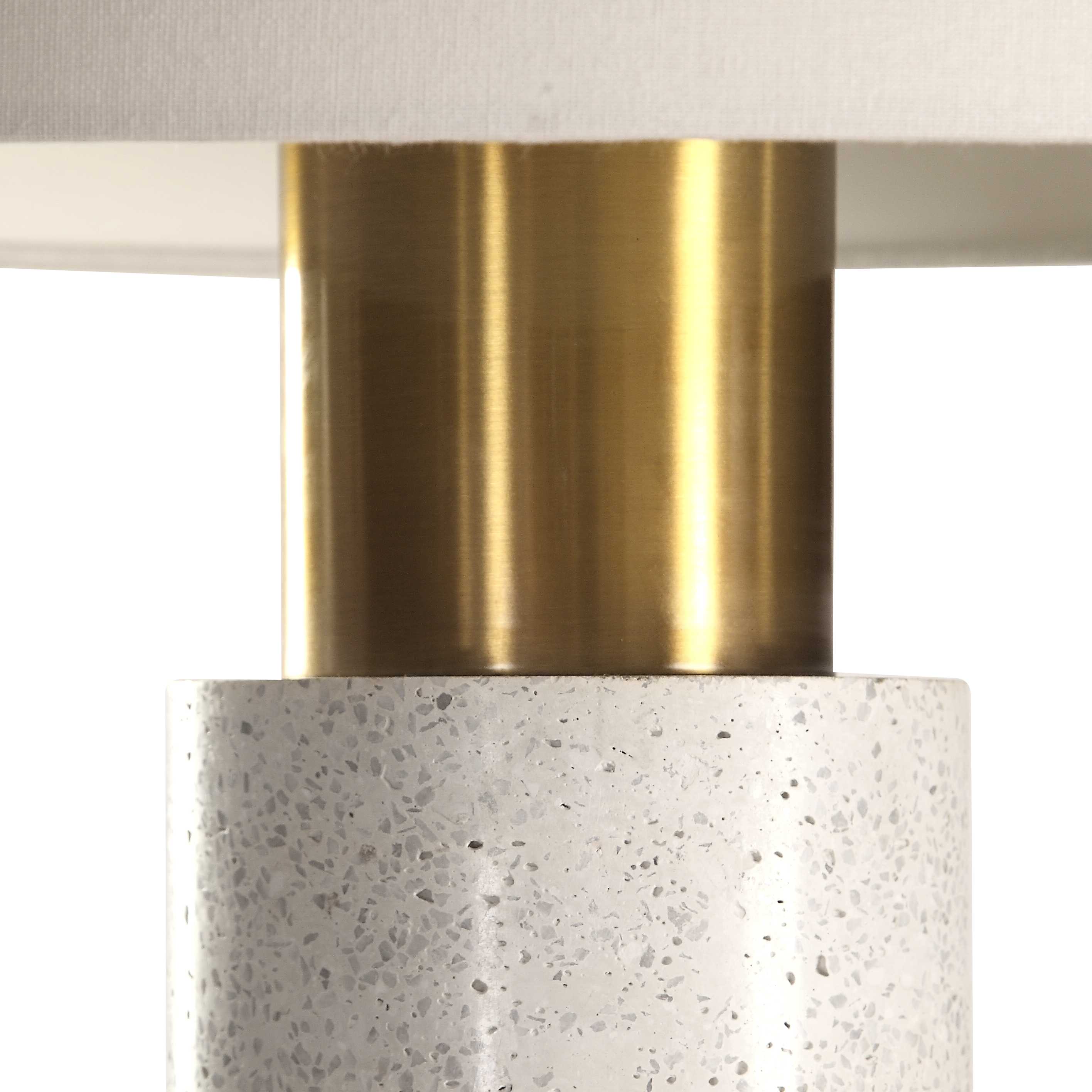 Vaeshon Concrete Table Lamp, by Uttermost, 18" width x 29.5" height x 18" depth View 4