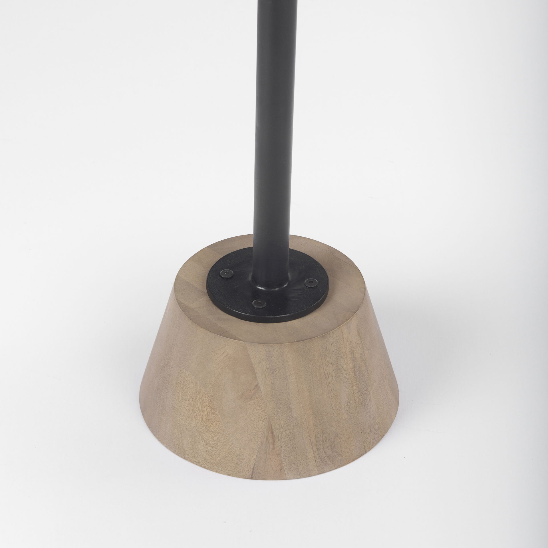 Maxwell Marble Top Pedestal End/Side Table large image 