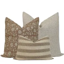 Online Designer Combined Living/Dining Pillow Combo #10 | 3 Pillow Covers