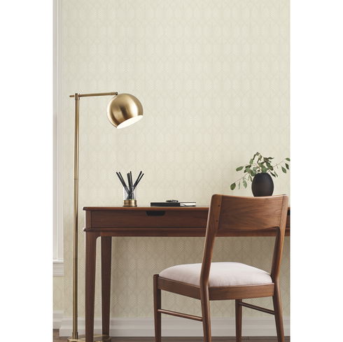 Craftsman Light Beige Wallpaper