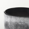 Squally  Black/Brown Glass Ombre Textured Small Vase, by Mercana, 6.02" length x 6.02" width x 6.42" height thumbnail 6