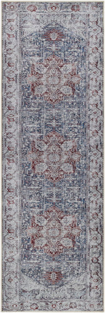 Amelie Machine Woven Rug, by Surya, 7'10.49" length x 2'7.5" width