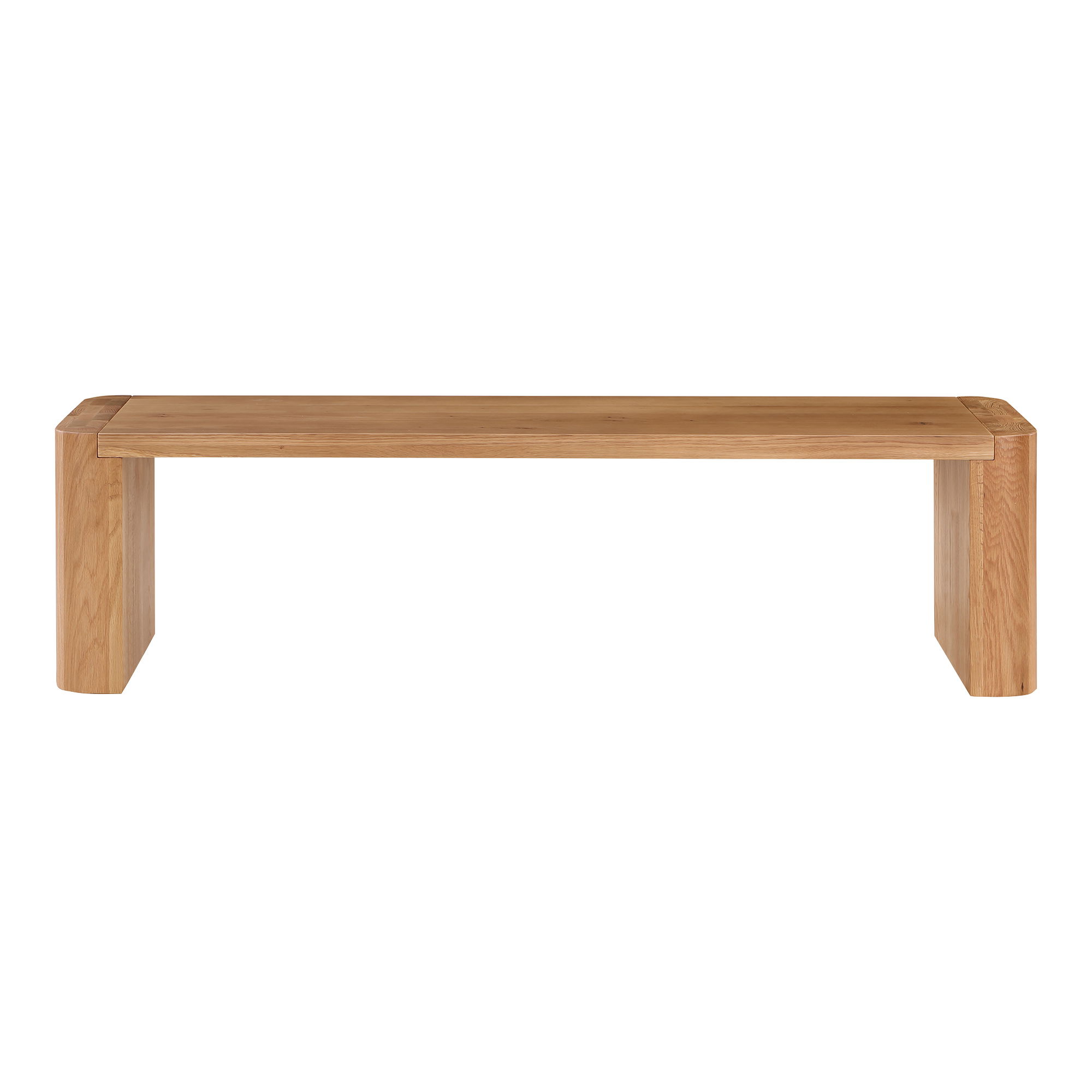 Post Small Dining Bench Natural large image 