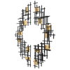 Reflection Metal Grid Wall Decor Set/2, Art by Uttermost, 18.75" width x 57.5" height x 2.37" depth thumbnail 5
