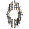 Reflection Metal Grid Wall Decor Set/2, Sculptural Wall Art by Uttermost, 18.75" width x 57.5" height x 2.37" depth thumbnail 5