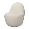 Beverly Cream Boucle Accent Chair, by Mercana, 26.38" length x 32.68" width x 31.5" height thumbnail 1