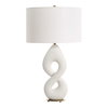 Meridian Ivory Stone Table Lamp, by Uttermost, 1'5" width x 2'5" height x 1'5" depth thumbnail 5
