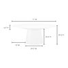Otago Oval Dining Table White thumbnail 7