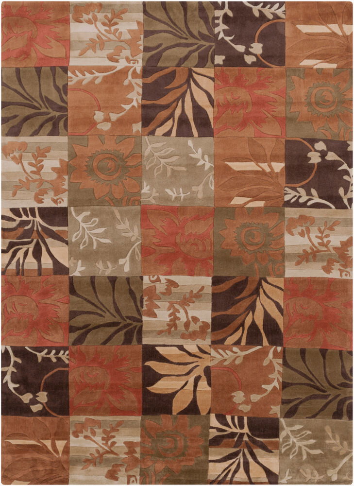 Cosmopolitan Handmade Rug, by Surya, 1'6" length x 1'6" width