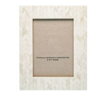 Online Designer Home/Small Office Sonia Bone Picture Frame, White, 5" x 7"