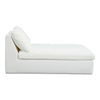 Miles Outdoor Chaise White, Chaise Lounges & Daybed by Moe's Home, 65" width x 35.8" height x 40" depth thumbnail 4