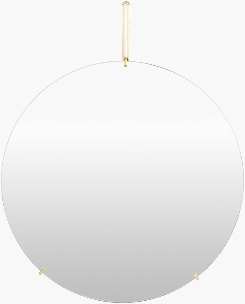 Lunar Accent Mirror, by Surya, 24" width x 31" height