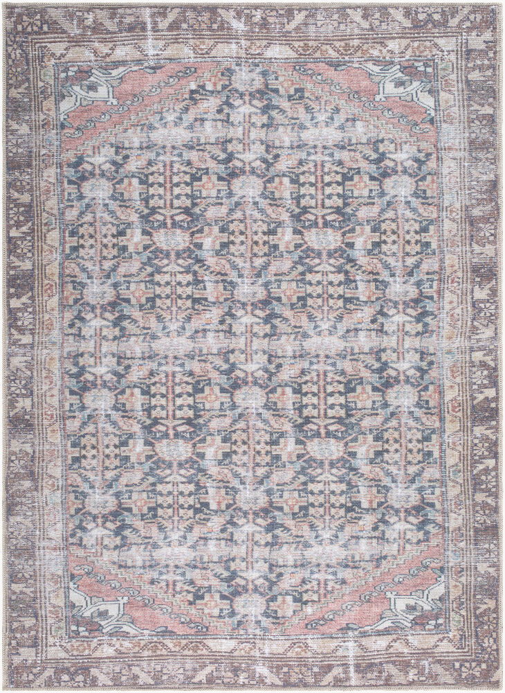 Amelie Machine Woven Rug, by Surya, 1'3.75" length x 1'3.75" width