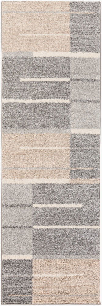 Fowler Machine Woven Rug, by Surya, 8'0.46" length x 2'7.5" width