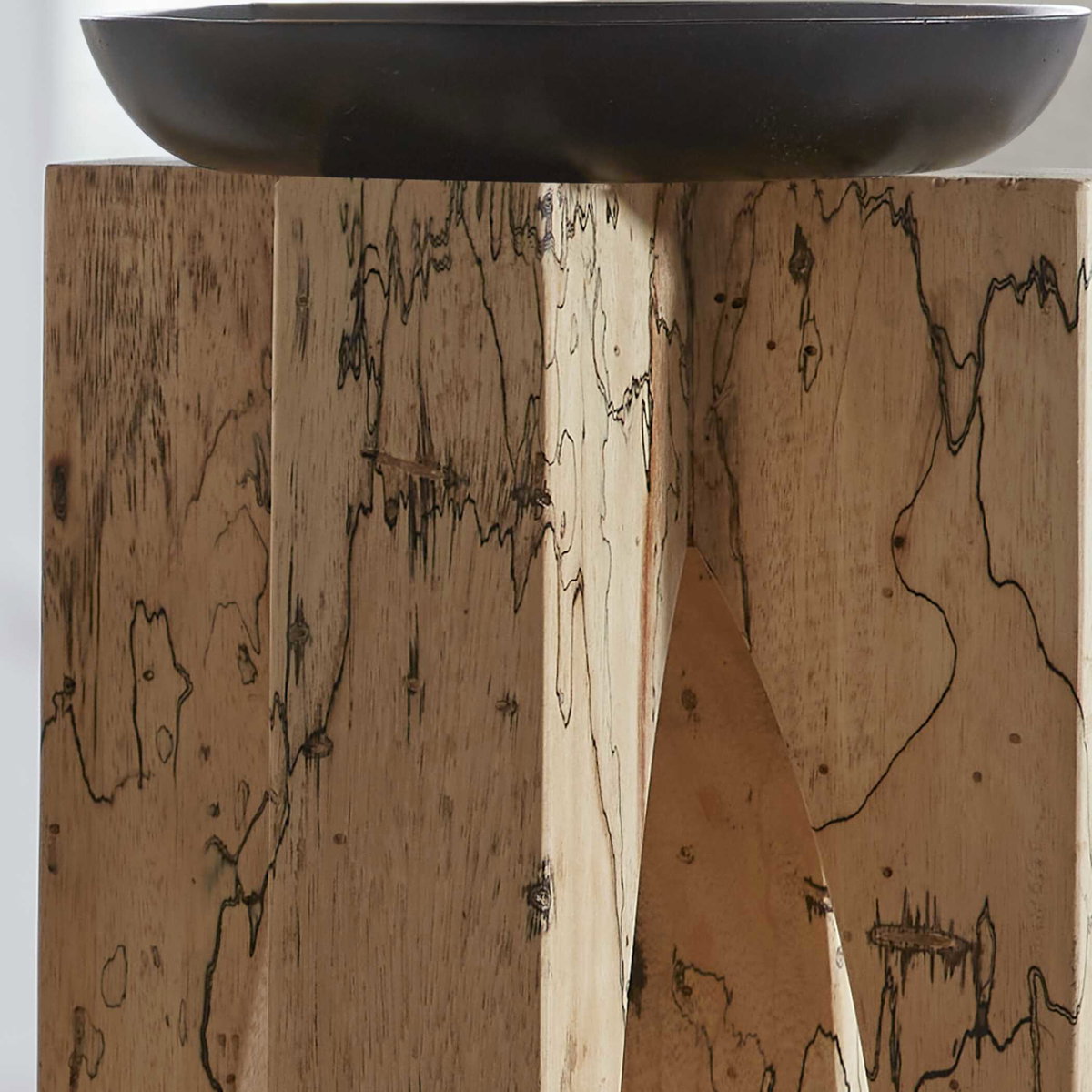 Ilva Wood Candleholders Set/2, Candles & Candle Holder by Uttermost, 6" width x 15" height x 6" depth View 3