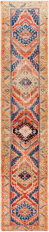 Antique One of a Kind Handmade Rug, by Surya, 13'10" length x 3' width thumbnail