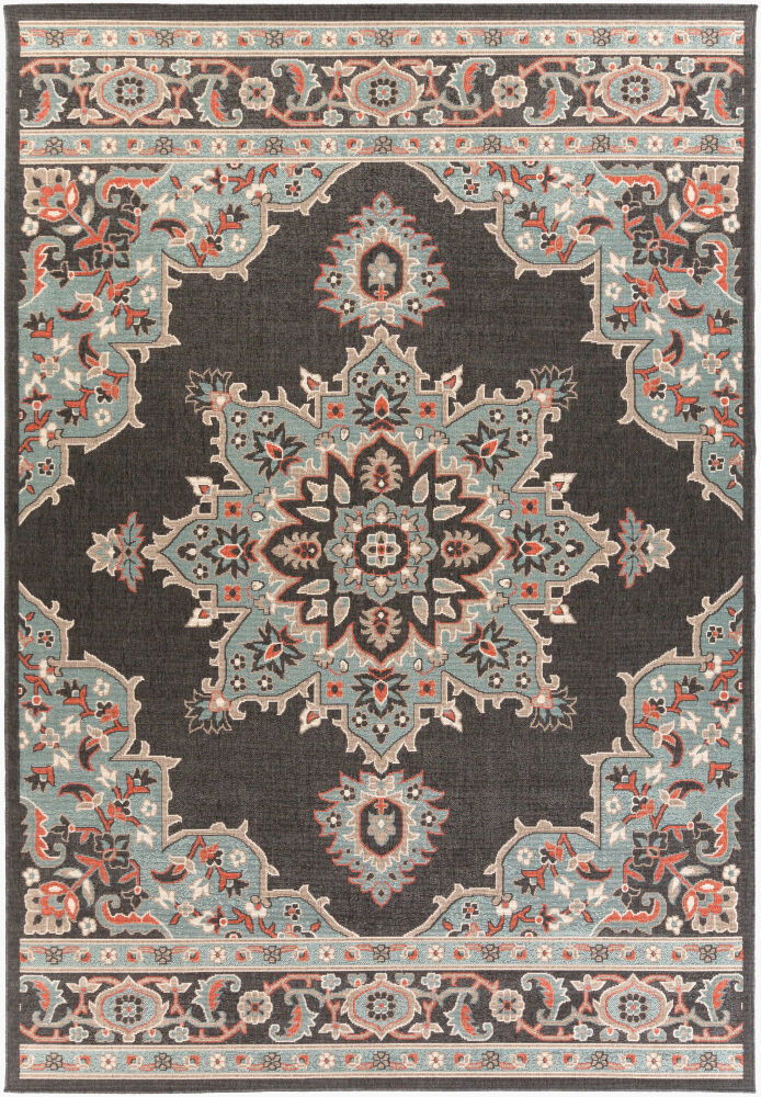 Alfresco Machine Woven Rug, by Surya, 10'5.98" length x 7'2.61" width