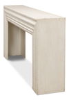 Mantel Console, Antique White, Console Table by Sarreid, 72" length x 14" width x 35" height thumbnail 10