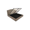 Weston King Storage Bed Brown, by Moe's Home, 6'7.92" width x 4'2" height x 7'4.58" depth thumbnail 2