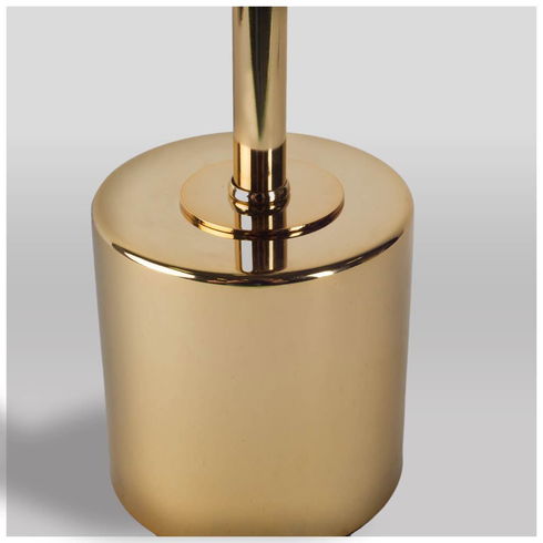 Mooney I (17.5"H) Metallic-Gold Metal Shade-less Table Lamp