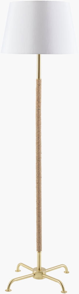 Kamo Accent Floor Lamp, by Surya, 18" width x 63" height