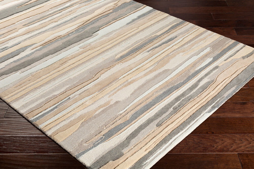 Vernier Handmade Rug, by Surya, 3' length x 2' width