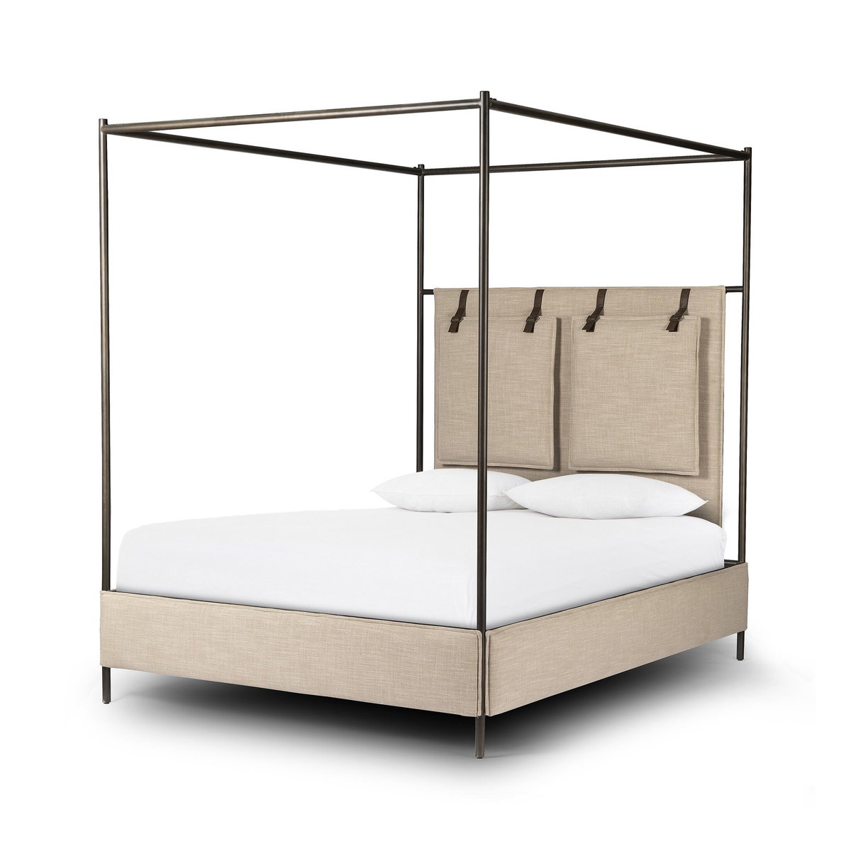 Leigh Canopy Bed, by Four Hands, 65" width x 82.25" height x 84.75" depth View 2