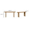 Monterey Console Table Rustic Blonde thumbnail 8