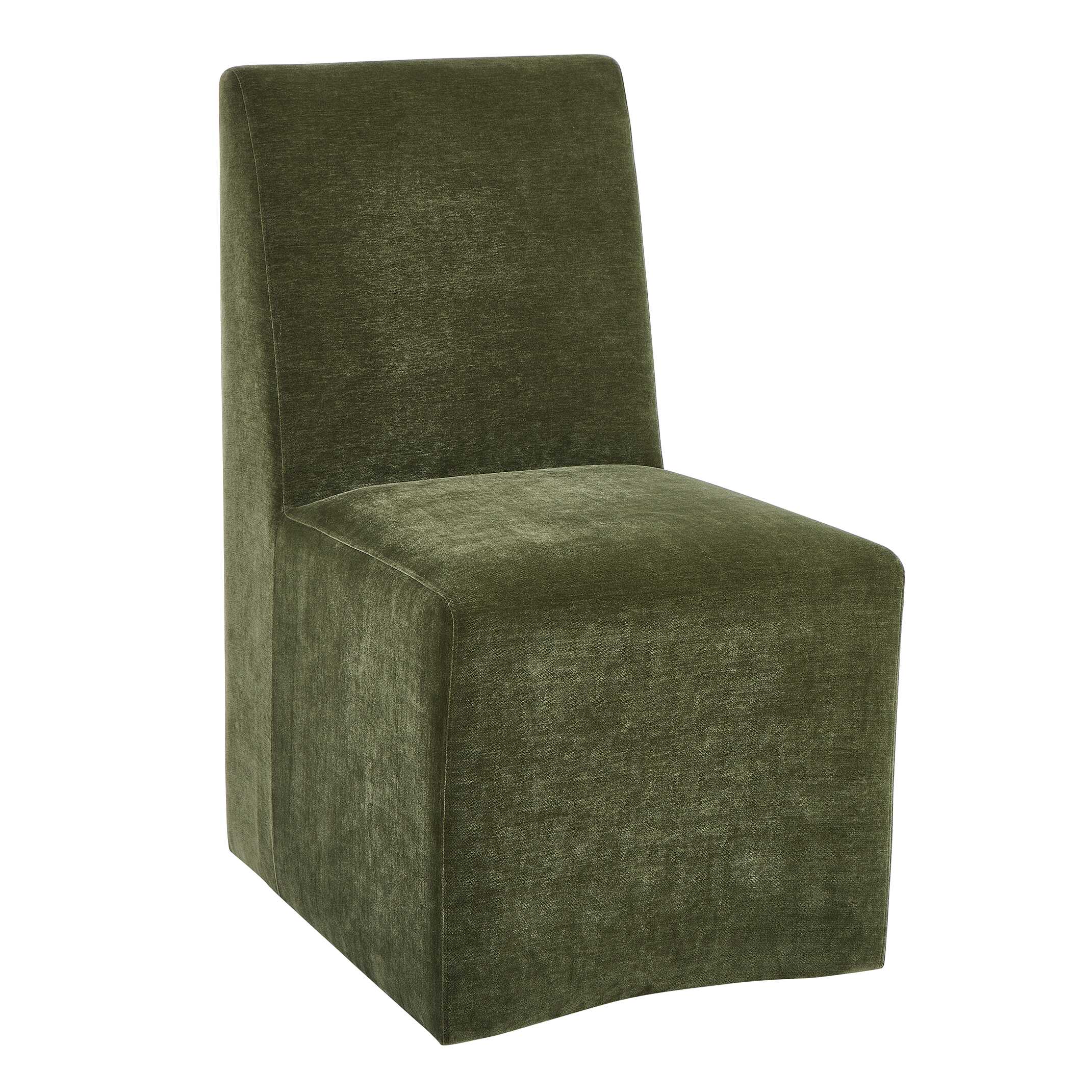 Moro Armless Moss Dining Chair large image 