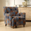 Lainey Upholstered Ikat Armchair, Accent Chair by Uttermost, 30" width x 32.5" height x 31.5" depth thumbnail 4