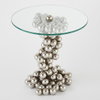 Sphere Table-Nickel, Side & End Table by Global Views, 20" width x 21.5" height x 20" depth thumbnail 3