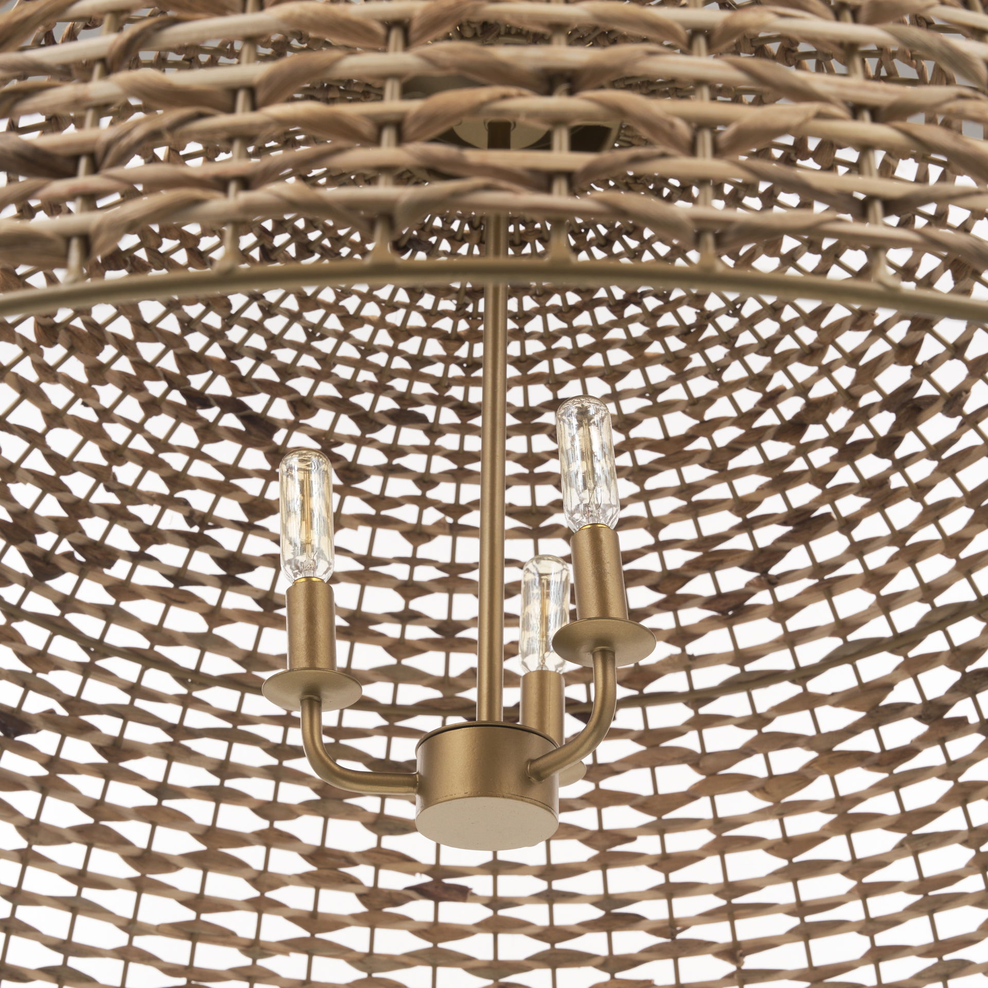 Sana Extra Large Watergrass Pendant Light, by Mercana, 37.75" length x 37.75" width x 21.5" height View 7