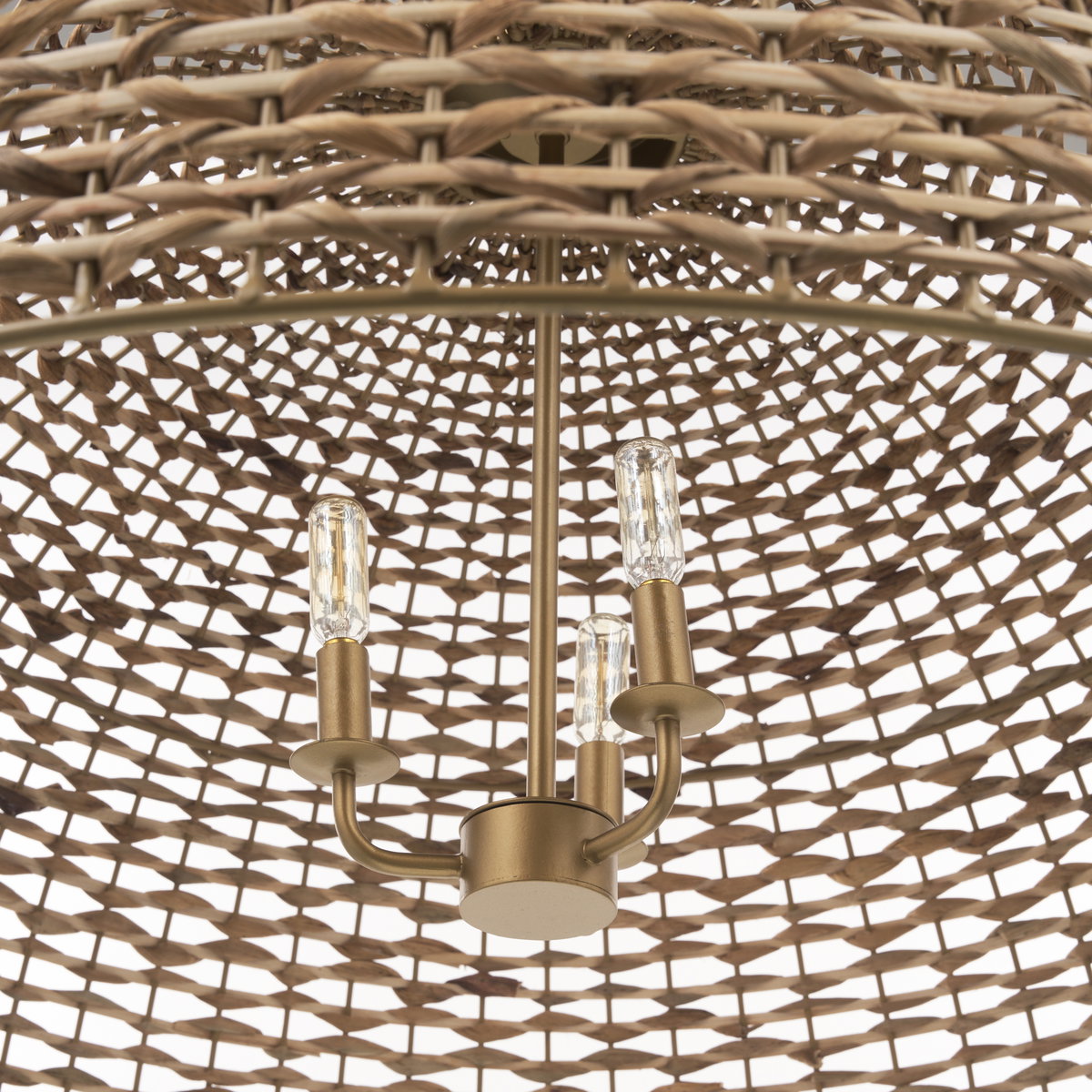 Sana Extra Large Watergrass Pendant Light, by Mercana, 37.75" length x 37.75" width x 21.5" height View 7