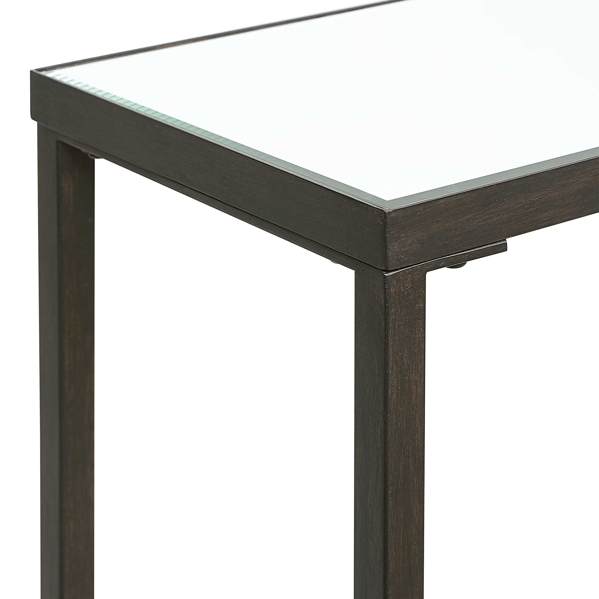 Hayley Black Console Table, Furniture by Uttermost, 60" width x 31" height x 10" depth View 8