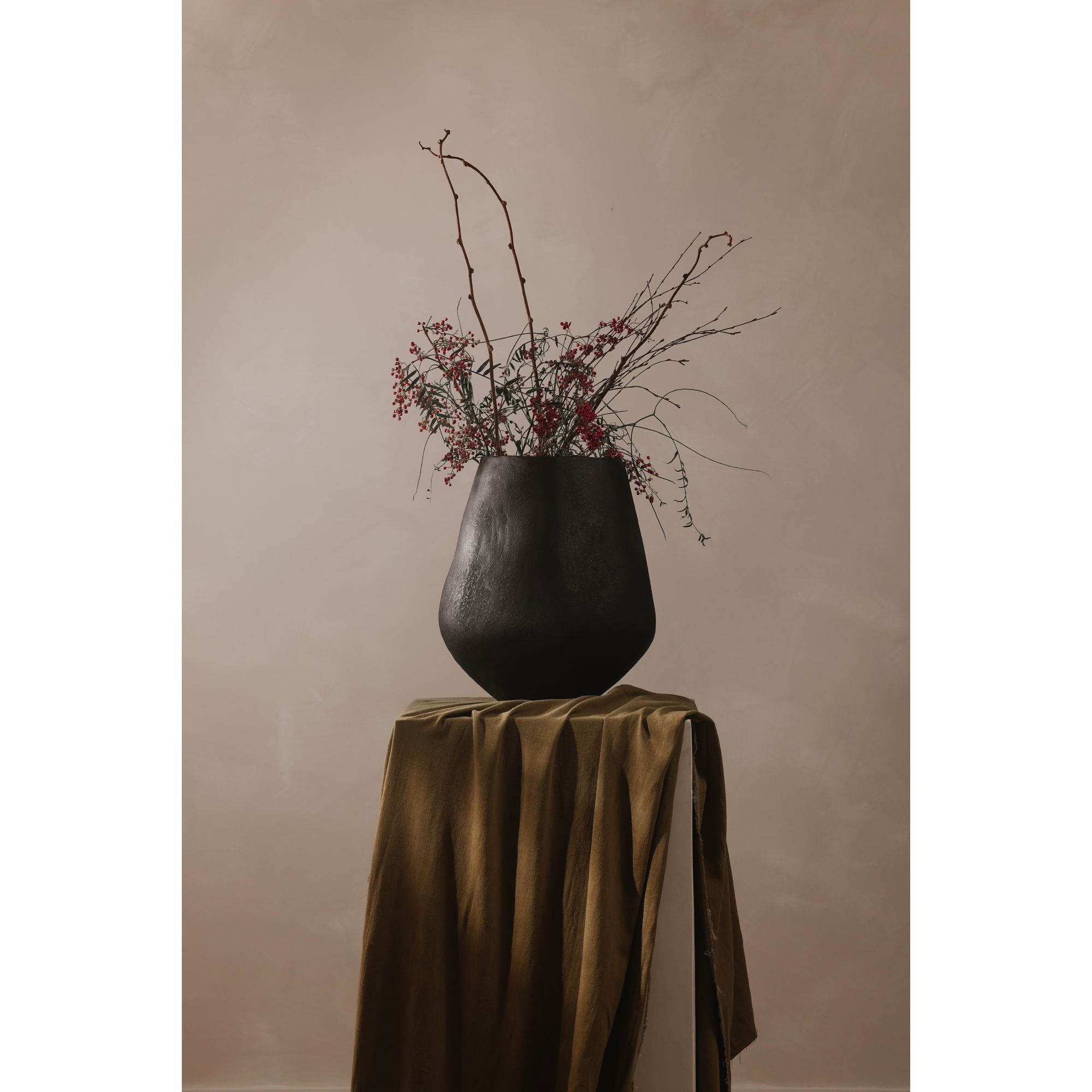Voss Decorative Vessel Black large image 