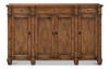 Diamond Wall Sideboard  Brown, by Sarreid, 1'6" length x 5'5" width x 3'5" height thumbnail 2