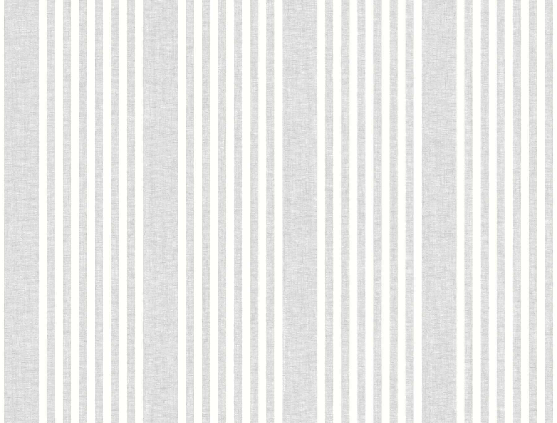 French Linen Stripe Grey Wallpaper large image 