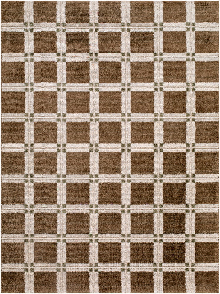 La Luna Machine Woven Rug, by Surya, 7'0.25" length x 5'3.39" width