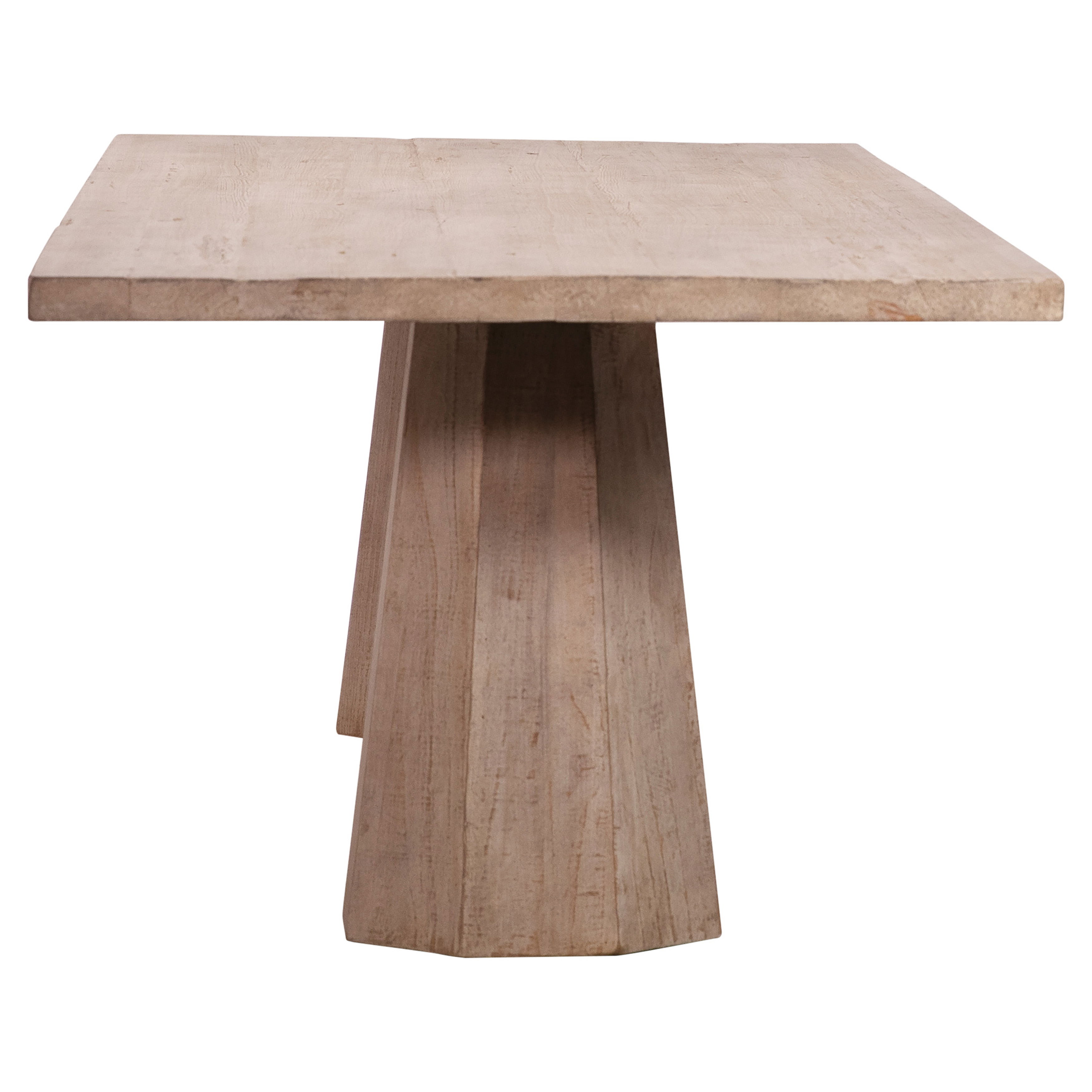 Jansen Dining Table 96', by Dovetail, 95.83" width x 30" height x 42" depth View 2