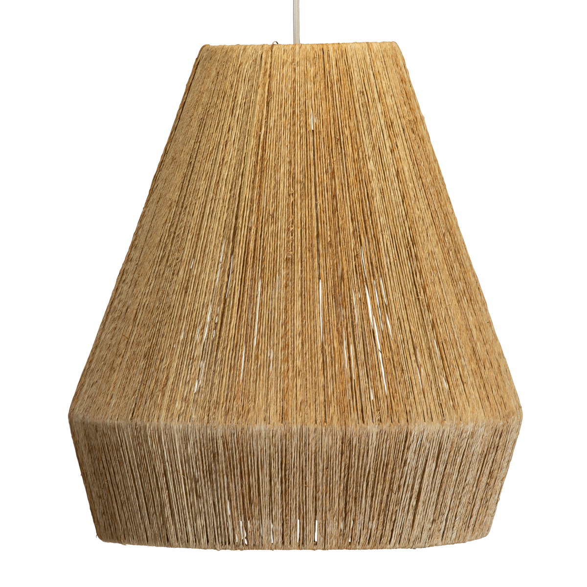Collins Jute Pendant, by Woven, 18.5" height x 16.5" diameter View 1