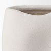Darian Small Textured Matte White Ceramic Vase thumbnail 9