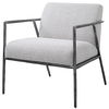 Brisbane Light Gray Accent Chair thumbnail 3