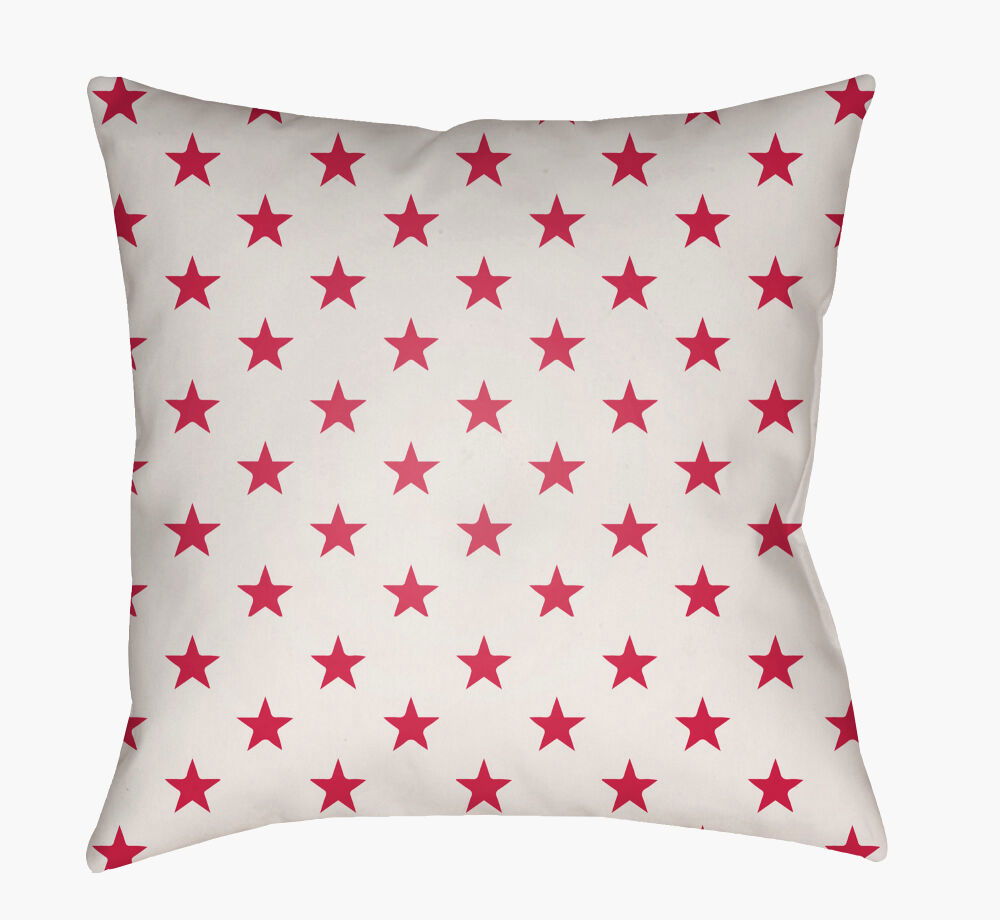Americana II Accent Pillow, Decorative Pillow by Surya, 20" length x 20" width