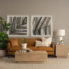 Jacory 22x22 Cream Checker Textured Decorative Square Pillow Cover, Decorative Pillow by Mercana, 22" length x 0.5" width x 22" height thumbnail 2