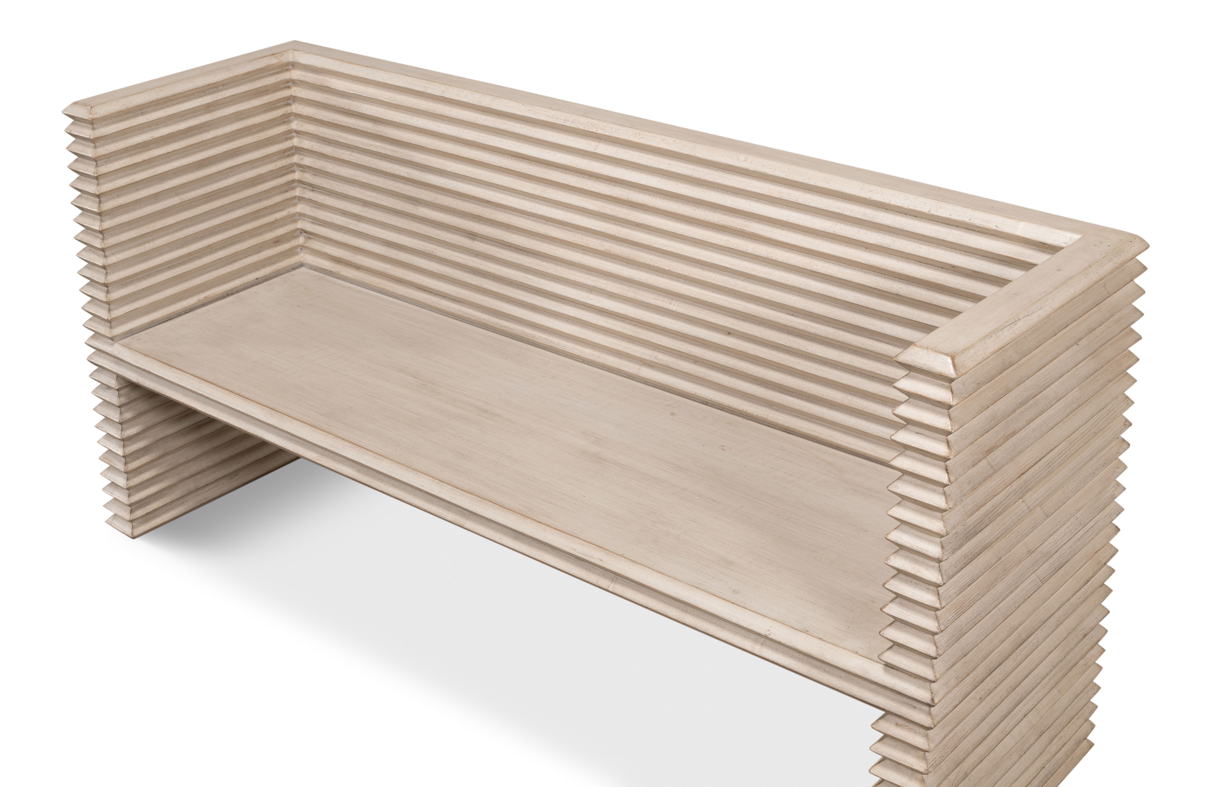 Stacked Bench, Stone Grey large image 