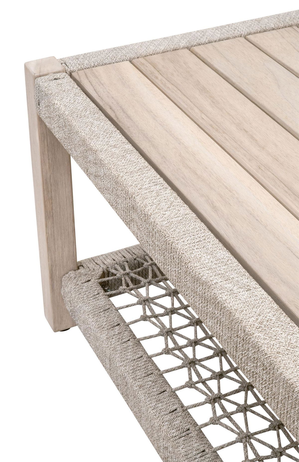Wrap Outdoor Coffee Table, by Essentials for Living, 56.25" width x 17.75" height x 32.25" depth View 4