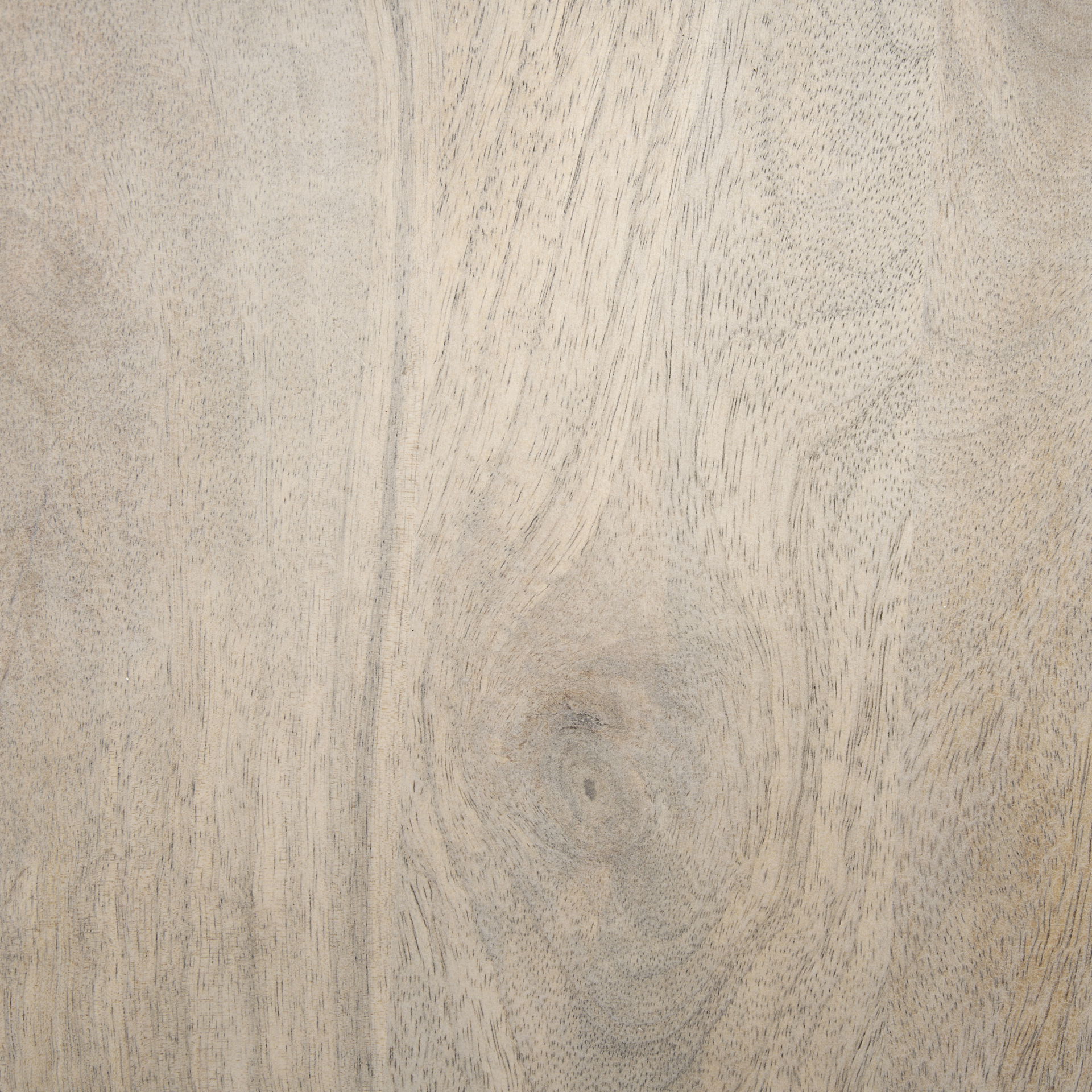 Clapp Round Light Brown with White Wash Wood and Silver Metal Nesting Accent Tables (Set of 2), Side & End Table by Mercana, 19" length x 19" width x 26" height View 4