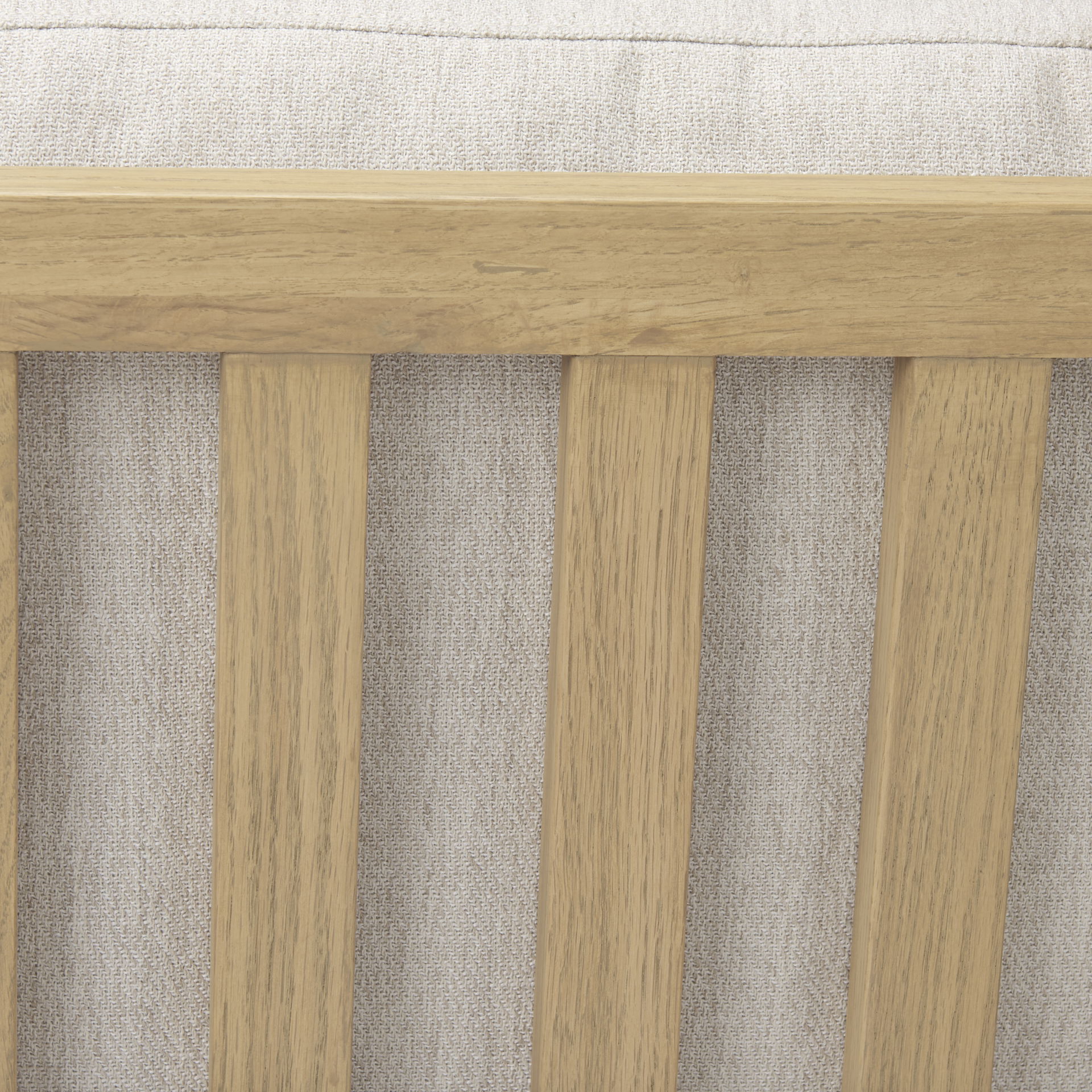 Raeleigh  Cream Fabric with Light Brown Wood Accent Chair large image 