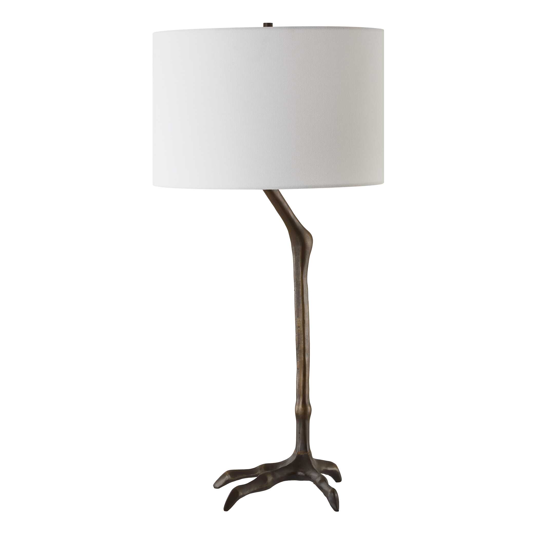 Perch Bird-Leg Table Lamp, by Uttermost, 15" width x 31" height x 15" depth View 6