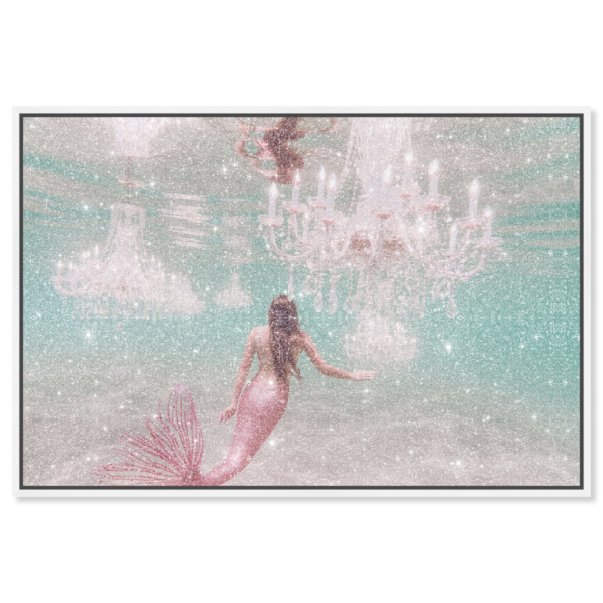Lost City of Mermaids II (Diamond Dust), Art by Oliver Gal,  36x24 View 1